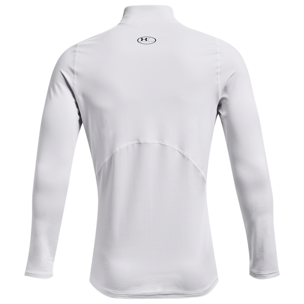Under Armour CG Armour Fitted Mock - Men's - White/White - Image 2