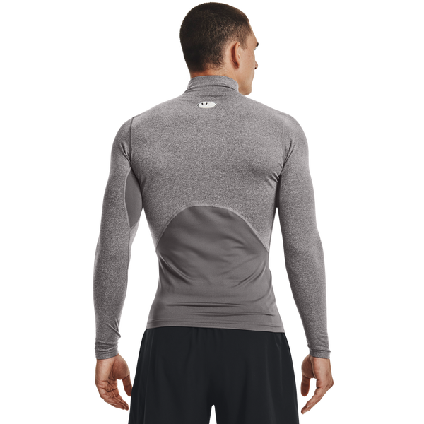 Under Armour CG Armour Comp Mock - Men's - Black/Charcoal Lt Heather - Image 2