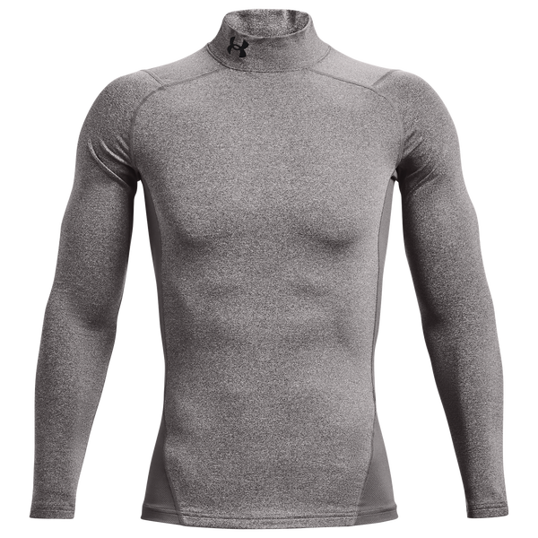 Under Armour CG Armour Comp Mock - Men's - Black/Charcoal Lt Heather - Image 3