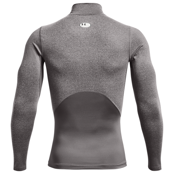 Under Armour CG Armour Comp Mock - Men's - Black/Charcoal Lt Heather - Image 4