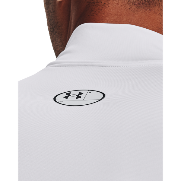 Under Armour CG Armour Comp Mock - Men's - White/Black - Image 6