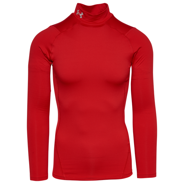 Under Armour CG Armour Comp Mock - Men's - Red/White