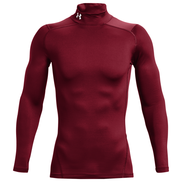 Under Armour CG Armour Comp Mock - Men's - Cardinal/White - Image 3