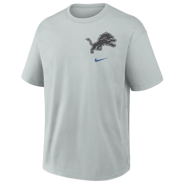 Nike Lions NFL Rival Short Sleeve T-Shirt - Men's - Silver - Image 2