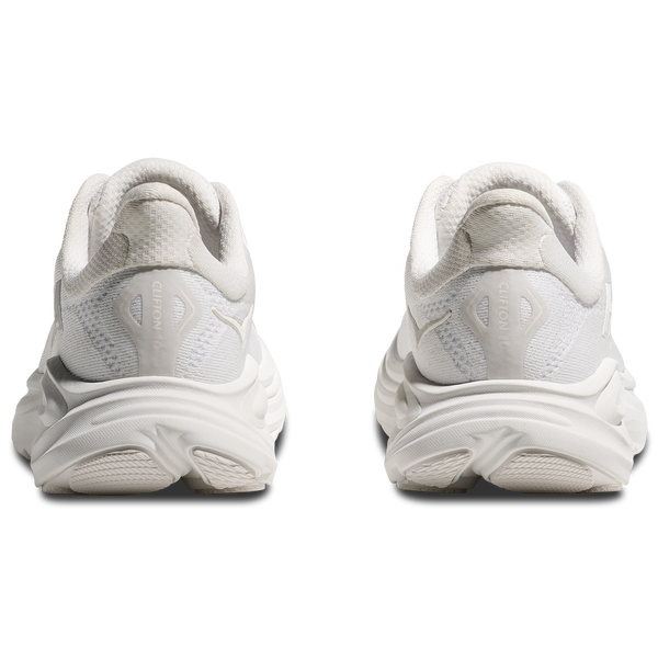 HOKA Clifton 10 - Boys' Grade School - White/White - Image 3