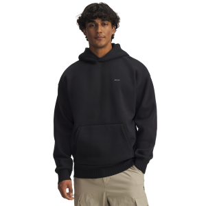 Under Armour Icon Heavy Rib Hoodie - Men's - Black/White