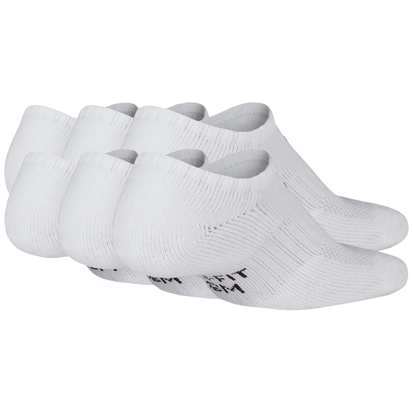Nike 6 Pack Cushioned No-Show Socks - Boys' Grade School - Black/White - Image 3