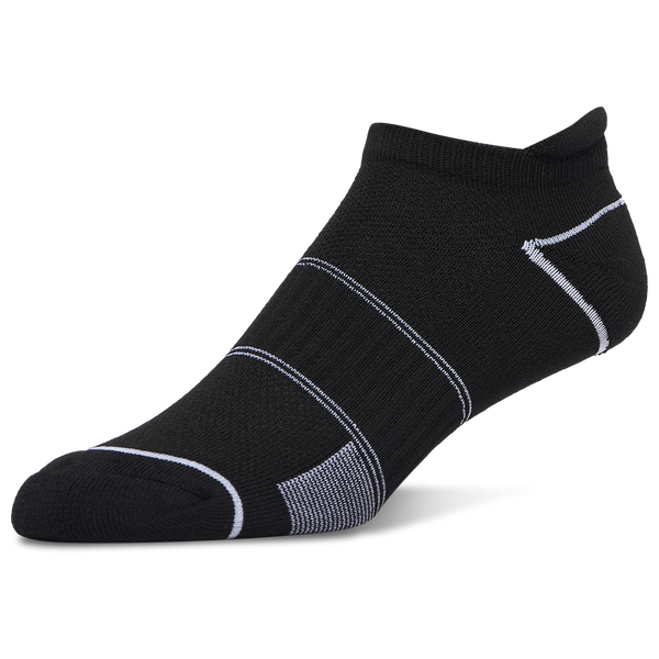 CSG Run Tab No Show Tech Socks 3 Pack - Men's - Black - Image 3