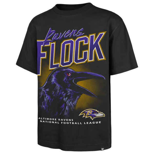 47 Brand NFL Baltimore Ravens Wild S/S T-Shirt - Men's - Black
