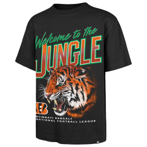47 Brand NFL Cincinnati Bengals Wild S/S T-Shirt - Men's - Black