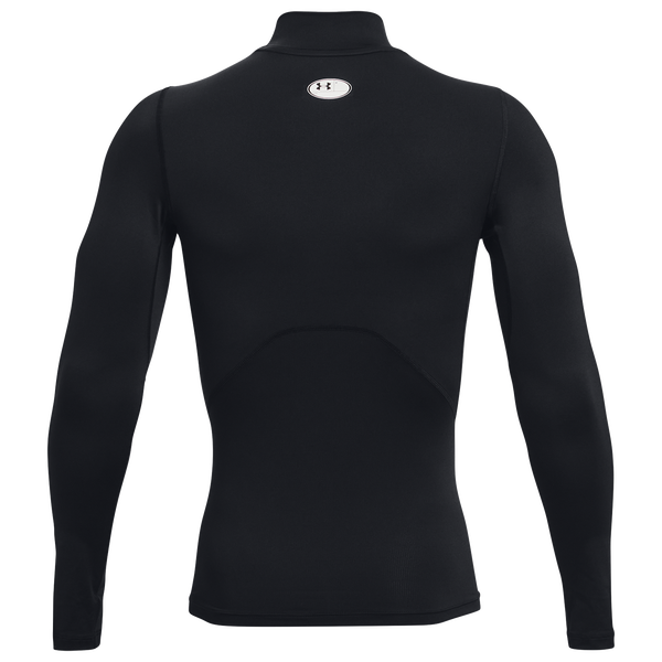 Under Armour HG Armour Comp Mock Long Sleeve - Men's - Black/White - Image 4