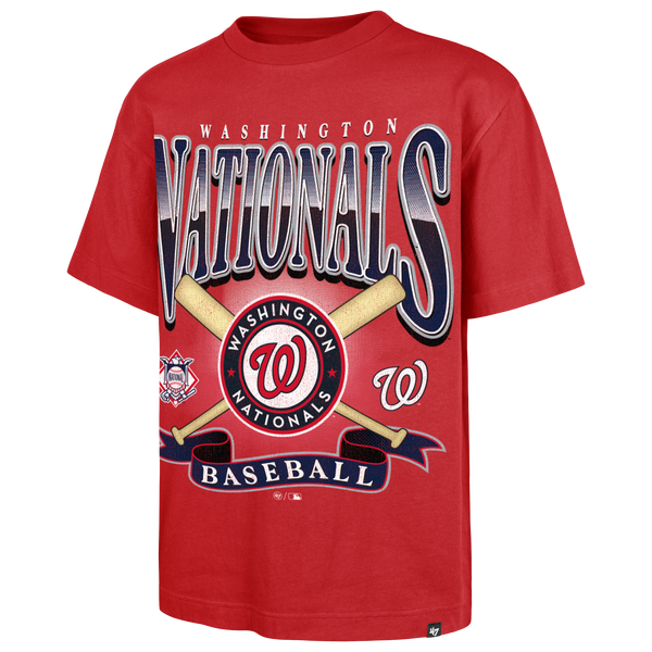 47 Brand MLB Town Foundation Short Sleeve T-Shirt - Men's - Red