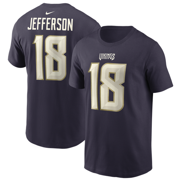 Nike Vikings NFL Rival JJ18 Short Sleeve T-Shirt - Men's - Purple