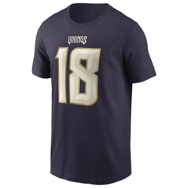 Nike Vikings NFL Rival JJ18 Short Sleeve T-Shirt - Men's - Purple - Image 2