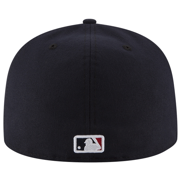 New Era Red Sox 59Fifty Authentic Cap - Adult - Navy/Red - Image 4