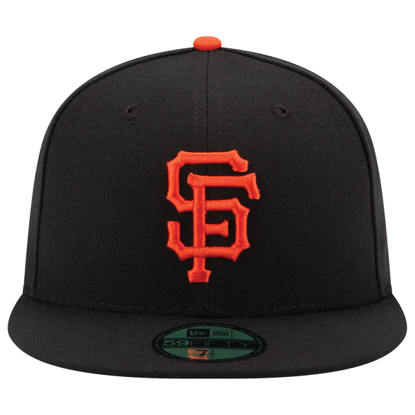 New Era Giants 59Fifty Authentic Cap - Adult - Black/Blue/Red