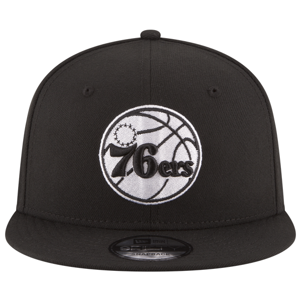 New Era 76ers Bow Snapback - Men's - White/Black - Image 2