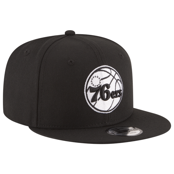 New Era 76ers Bow Snapback - Men's - White/Black - Image 3