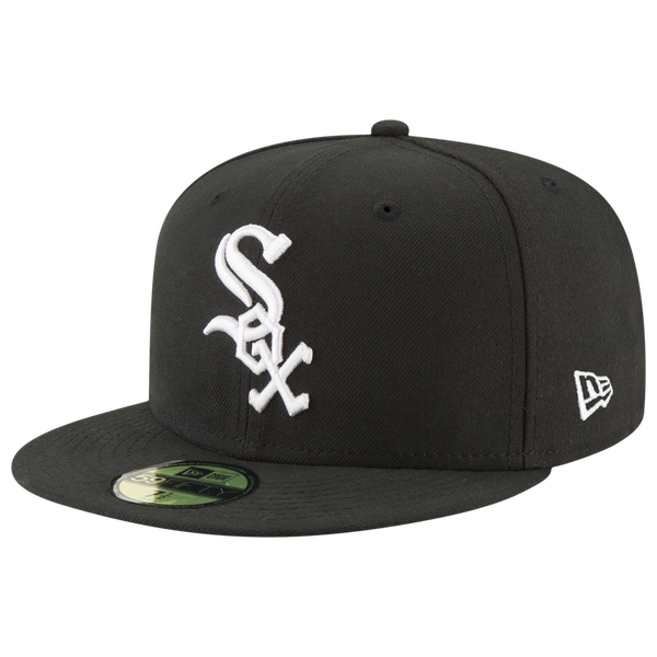 New Era White Sox ACPERF Hat - Men's - Black/White