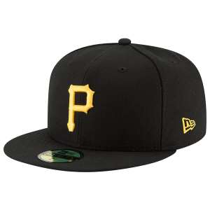 New Era Pirates 59Fifty Authentic Cap - Adult - Black