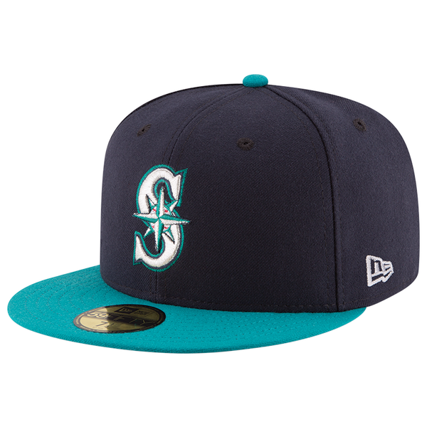 New Era Mariners 59Fifty Authentic Cap - Adult - Navy/Teal