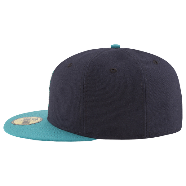 New Era Mariners 59Fifty Authentic Cap - Adult - Navy/Teal - Image 5