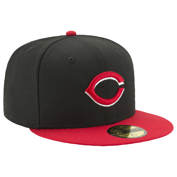 New Era Reds 59Fifty Authentic Cap - Adult - Red/Black - Image 3