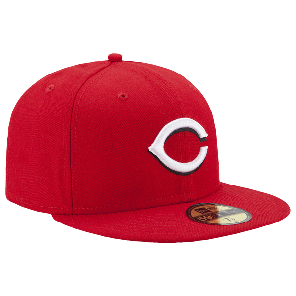 New Era Reds 59Fifty Authentic Cap - Adult - Red/Red - Image 3