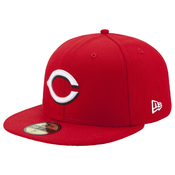 New Era Reds 59Fifty Authentic Cap - Adult - Red/Red - Image 5