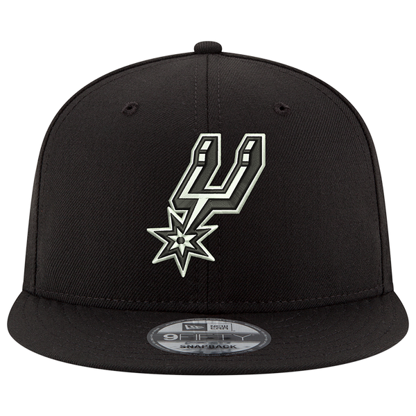 New Era Spurs Bow Snapback - Men's - Black/White - Image 2