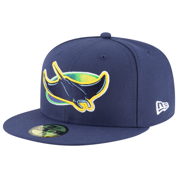 New Era Rays 59Fifty Authentic Cap - Adult - Blue/Multi - Image 2