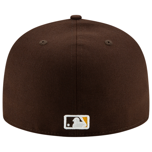 New Era Padres 59Fifty Authentic Cap - Adult - Gold/Brown - Image 7