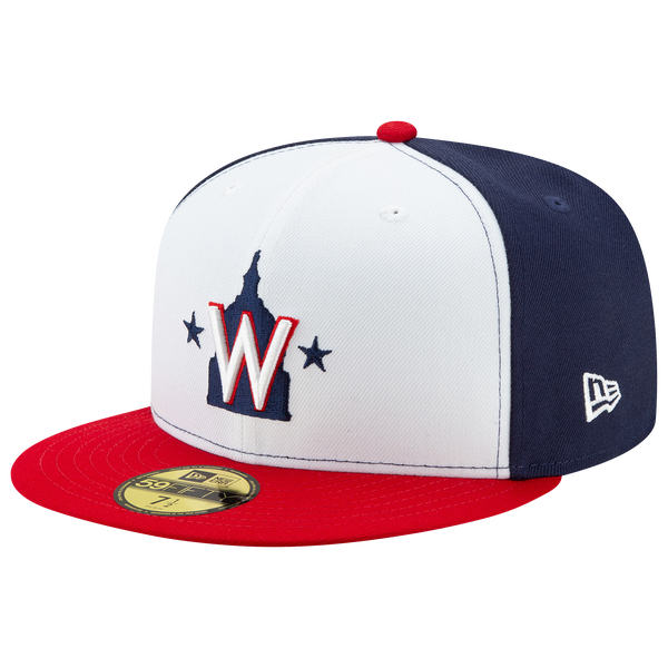 New Era Nationals 59Fifty Authentic Cap - Adult - White/Red/Red
