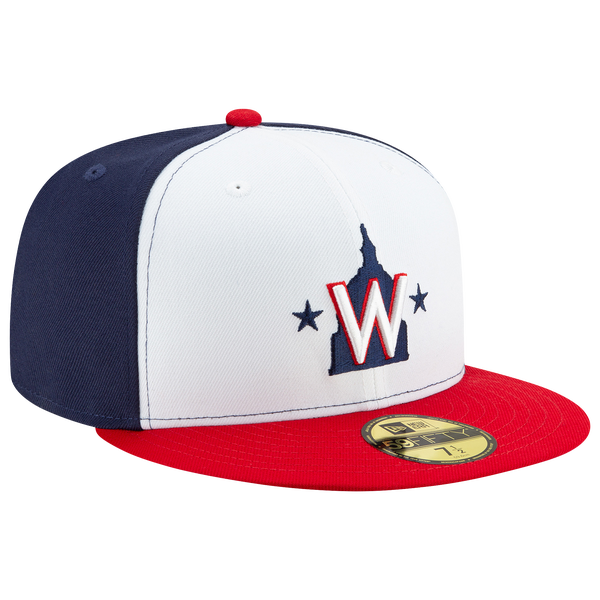 New Era Nationals 59Fifty Authentic Cap - Adult - White/Red/Red - Image 4