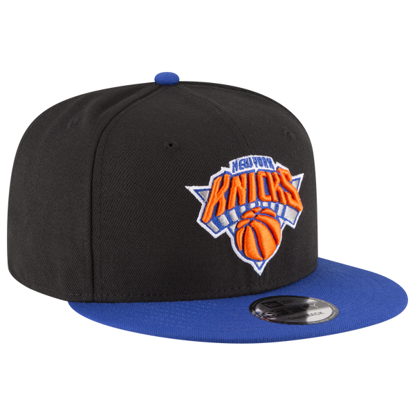 New Era Knicks 9Fifty Cap - Men's - Black/Black - Image 3