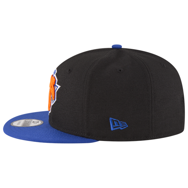 New Era Knicks 9Fifty Cap - Men's - Black/Black - Image 6