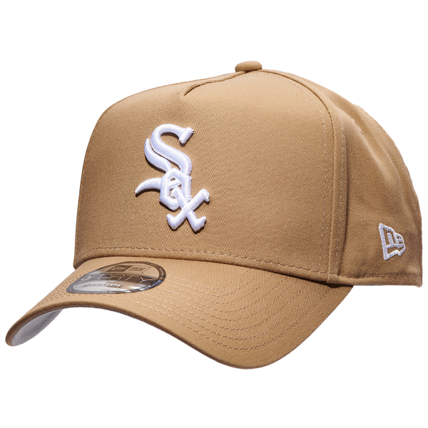 New Era White Sox 9Forty A Frame Cap - Men's - Khaki/White