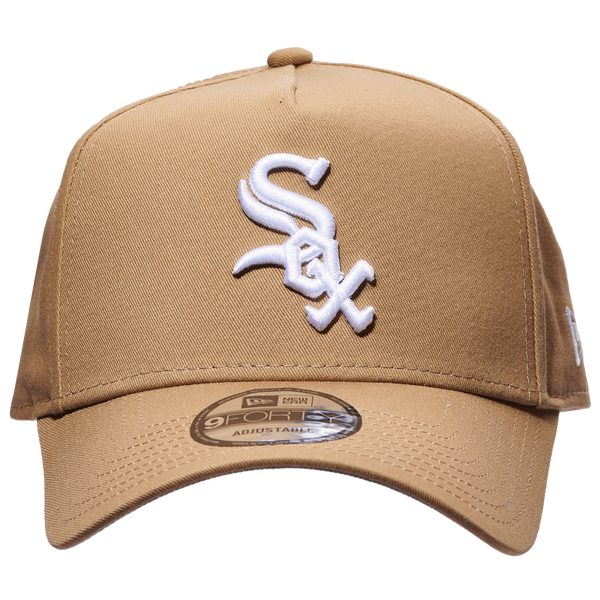 New Era White Sox 9Forty A Frame Cap - Men's - Khaki/White - Image 2