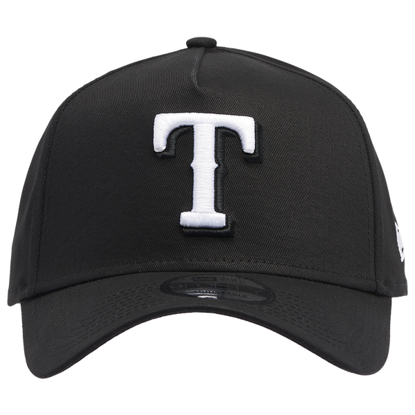 New Era Rangers A Frame Adjustable Cap - Men's - Black/White - Image 2