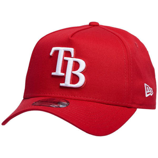 New Era Rays 9FORTY A-Frame Hat - Adult - Red/White