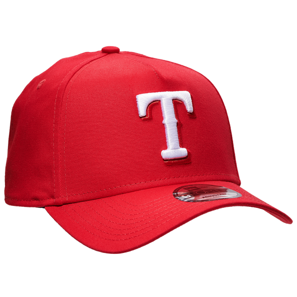 New Era Rangers 9FORTY A-Frame Hat - Adult - White/Red - Image 3