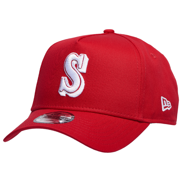 New Era Mariners 9FORTY A-Frame Hat - Adult - Red/White