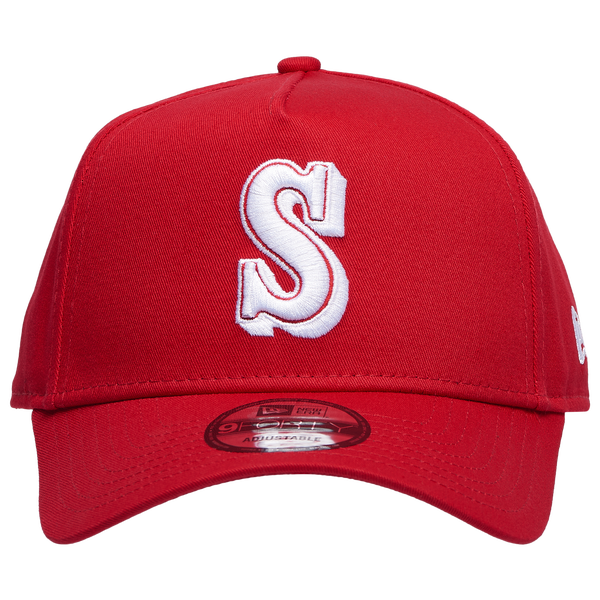 New Era Mariners 9FORTY A-Frame Hat - Adult - Red/White - Image 2