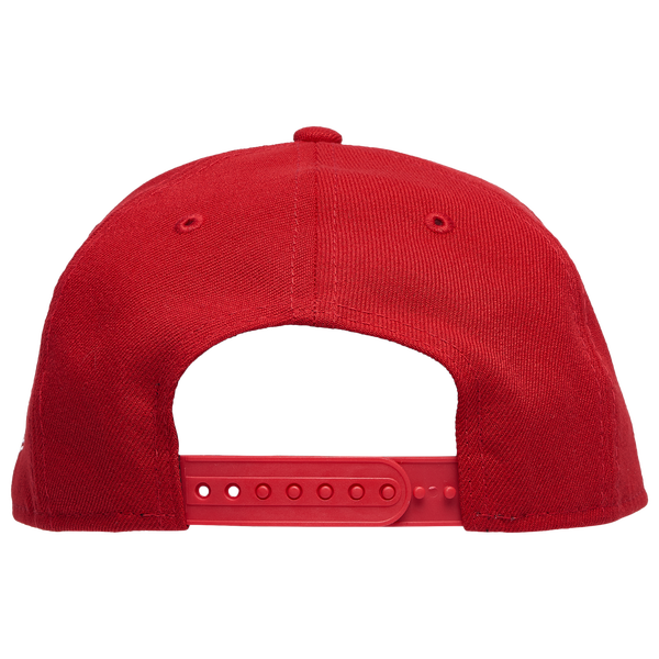New Era Dodgers A Frame Upside LA Adjustable Cap - Men's - White/Red - Image 4