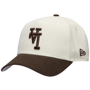 New Era Dodgers 9Forty A-Frame 2Tone Corduroy Upside - Adult - Brown/White/Brown