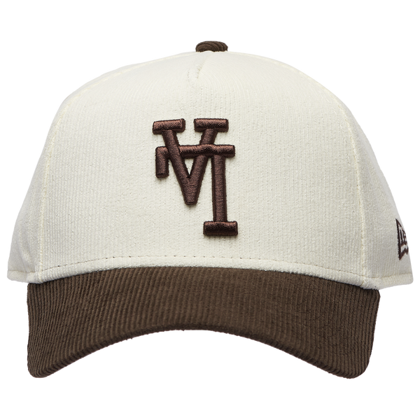 New Era Dodgers 9Forty A-Frame 2Tone Corduroy Upside - Adult - Brown/White/Brown - Image 2