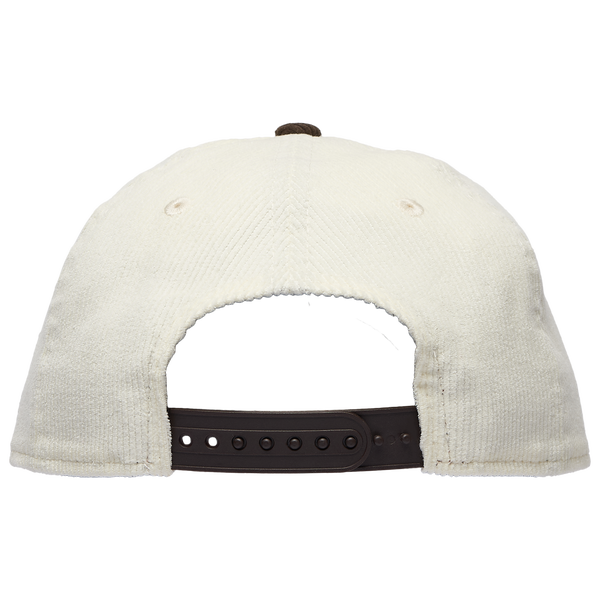 New Era Dodgers 9Forty A-Frame 2Tone Corduroy Upside - Adult - Brown/White/Brown - Image 4