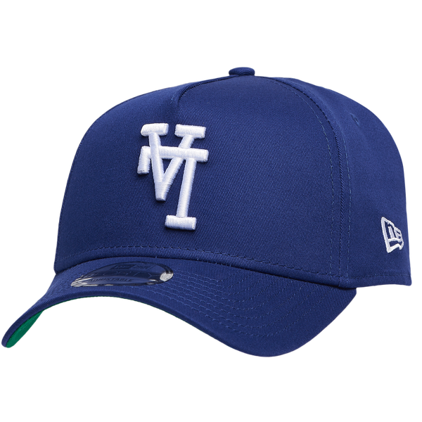 New Era Dodgers A Frame Upside LA Adjustable Cap - Men's - Blue/White