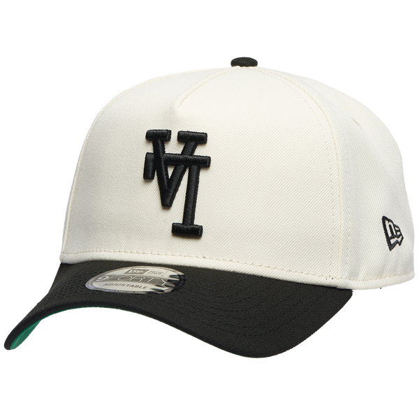 New Era Dodgers A-Frame Upside Two Tone Adjustable Cap - Men's - White/Black