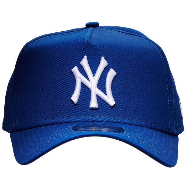 New Era Yankees A Frame Adjustable Cap - Men's - White/Royal - Image 3